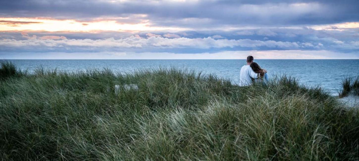 Pärchen an der Nordsee