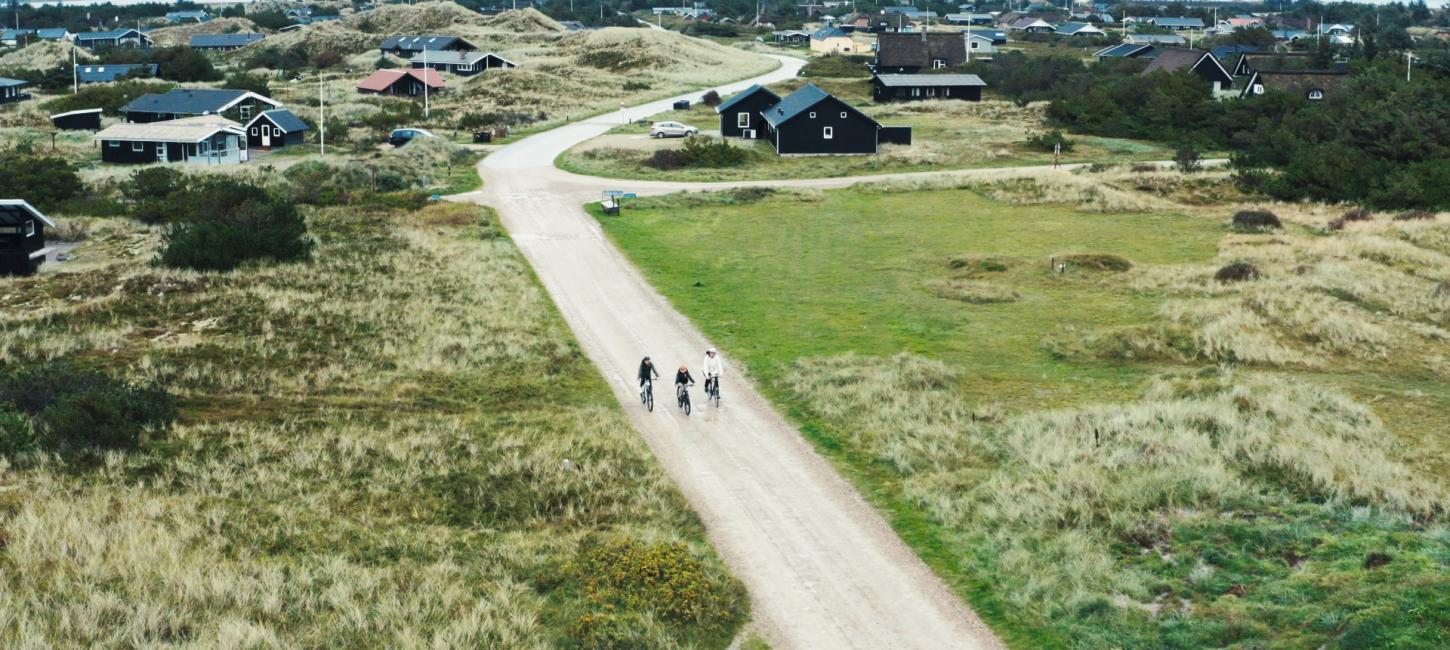 Cykelnetværk - KNUD - 2024 - Drone - Vesterhavet på cykel