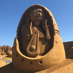 Sandskulptur Søndervig