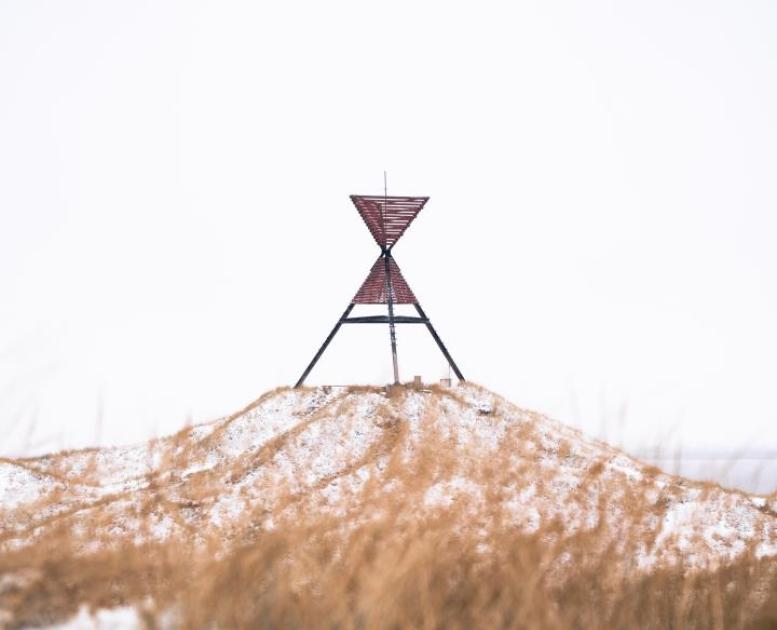 Sømærke ved Vedersø Klit - vinter